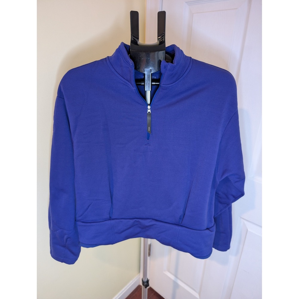 Athleta Altitude Polartec Half Zip Pullover Sweatshirt Noble Purple Large